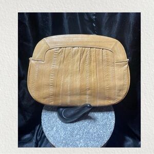 Vintage 70’s/80’s Eel Skin Clutch